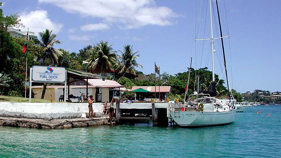 Yachting World Fuel Wharf Port Vila Vanuatu
